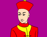 Desenho Jovem imperador pintado por gabrielle