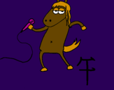 Desenho Cavalo pintado por naah