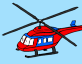 Desenho Helicoptero  pintado por edu