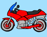 Desenho Motocicleta pintado por eder