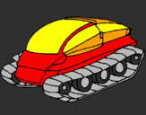 Desenho Nave tanque pintado por ricardo