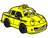 Desenho Herbie Taxista pintado por guilherme diniz  matias