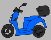 Desenho Ciclomotor pintado por PEDRO