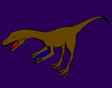 Desenho Velociráptor II pintado por carnivrus