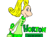 Desenho Horton - Sally O'Maley pintado por milena