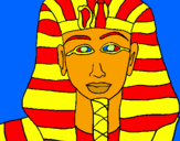 Desenho Tutankamon pintado por Eldriano