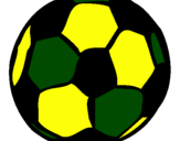 Desenho Bola de futebol pintado por josi