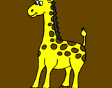 Desenho Girafa pintado por henrique silva