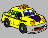 Desenho Herbie Taxista pintado por mizael clã uchiha hyuga