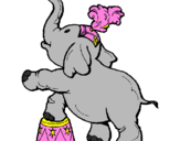 Desenho Elefante pintado por kelly