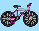 Desenho Bicicleta pintado por ana carolina de lazzari p