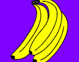 Desenho Plátanos pintado por livia