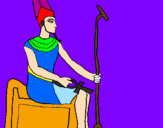 Desenho Amon pintado por rafael