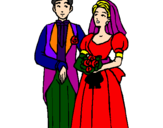 Desenho Marido e esposa III pintado por miriana