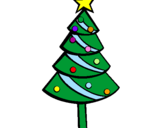 Desenho Árvore de natal II pintado por gilherme