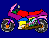 Desenho Motocicleta pintado por Henrique lima