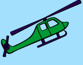 Desenho Helicóptero brinquedo pintado por kauan cambruzzi