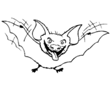 Desenho Morcego com a língua de fora pintado por lais1