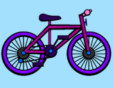 Desenho Bicicleta pintado por Laura Beatriz