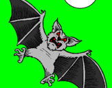 Desenho Morcego cão pintado por r5f