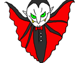 Desenho Vampiro aterrorizador pintado por Bydinhu(pt)