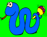 Desenho Serpente cascavel pintado por 6rtuity