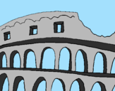 Desenho Coliseu pintado por jkg6igyug