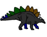 Desenho Stegossaurus pintado por NADIM45