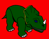 Desenho Triceratops II pintado por joão
