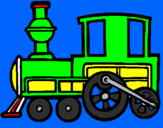Desenho Comboio pintado por martim afonso