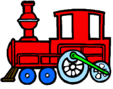 Desenho Comboio pintado por leticia