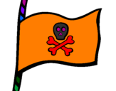 Desenho Bandeira  pintado por rafael e larissa