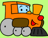 Desenho Comboio pintado por igor