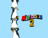 Desenho Madagascar 2 Pingüinos pintado por analuiza