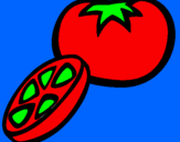Desenho Tomate pintado por GABRIELA SACAMONE DE LEO