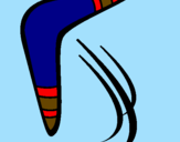 Desenho Bumerangue pintado por pedro emanuel