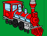 Desenho Comboio pintado por filipe