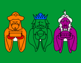 Desenho Os Reis Magos 4 pintado por jose