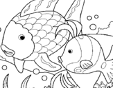 Desenho Peixes pintado por vaz peixinho