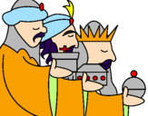 Desenho Os Reis Magos 3 pintado por MARCELO