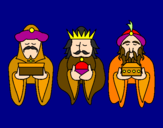 Desenho Os Reis Magos 4 pintado por izabelly