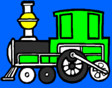 Desenho Comboio pintado por PEDRO