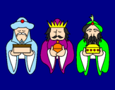 Desenho Os Reis Magos 4 pintado por manoel de marilia