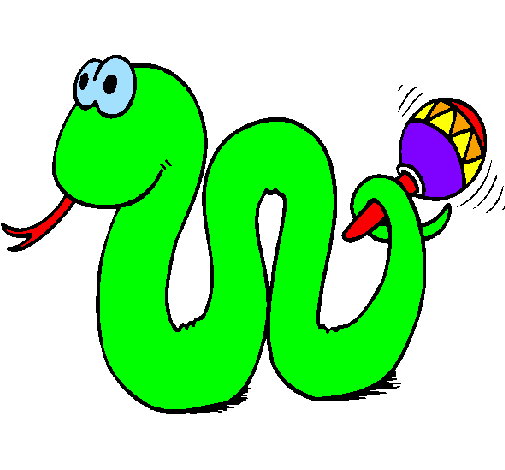 Desenho de Serpente pintado e colorido por Usuário não registrado o dia 02  de Abril do 2011