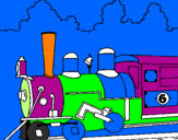 Desenho Locomotiva  pintado por VITORIO
