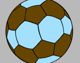 Desenho Bola de futebol II pintado por Miguell