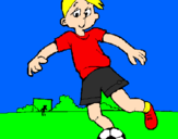 Desenho Jogar futebol pintado por yuri