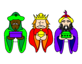 Desenho Os Reis Magos 4 pintado por willian de sa