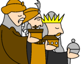 Desenho Os Reis Magos 3 pintado por millena