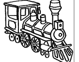 Desenho Comboio pintado por zezito e monica